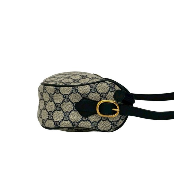 GUCCI Blue Leather Shoulder Bag - Picture 6 of 9